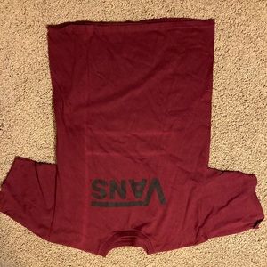 Maroon Vans T-Shirt